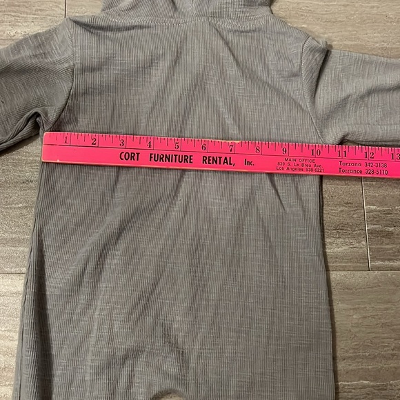 Baby Bunny Ear Zip Coverall Romper - Picture 8 of 10